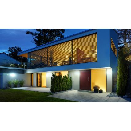 Steinel 012076 - Corp de iluminat perete exterior senzor XLED curved LED/10,5W/230V