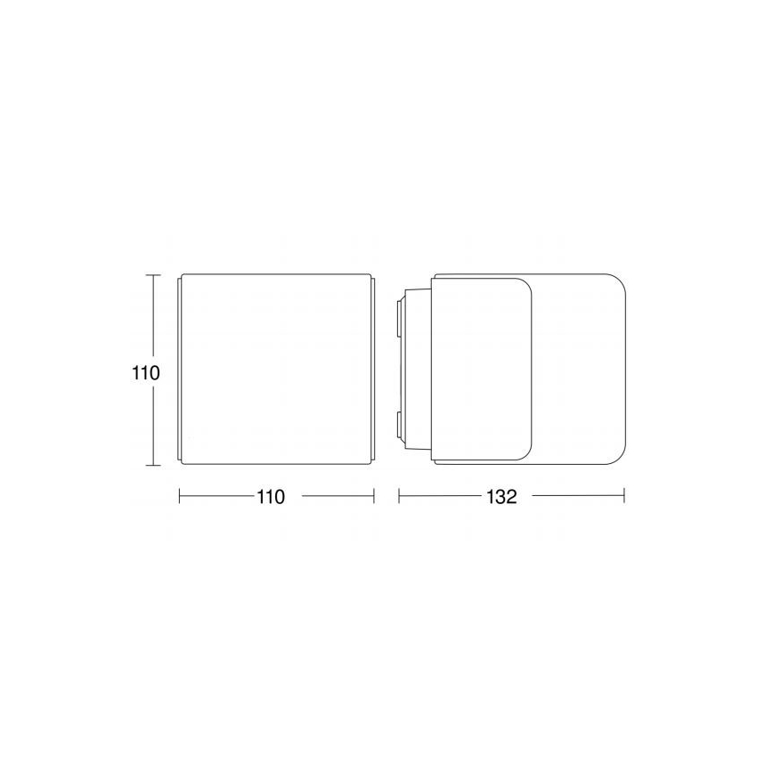 Steinel 055516 - LED Lampă exterior cu senzor L 835 LED/9,5W/230V IP44 antracit