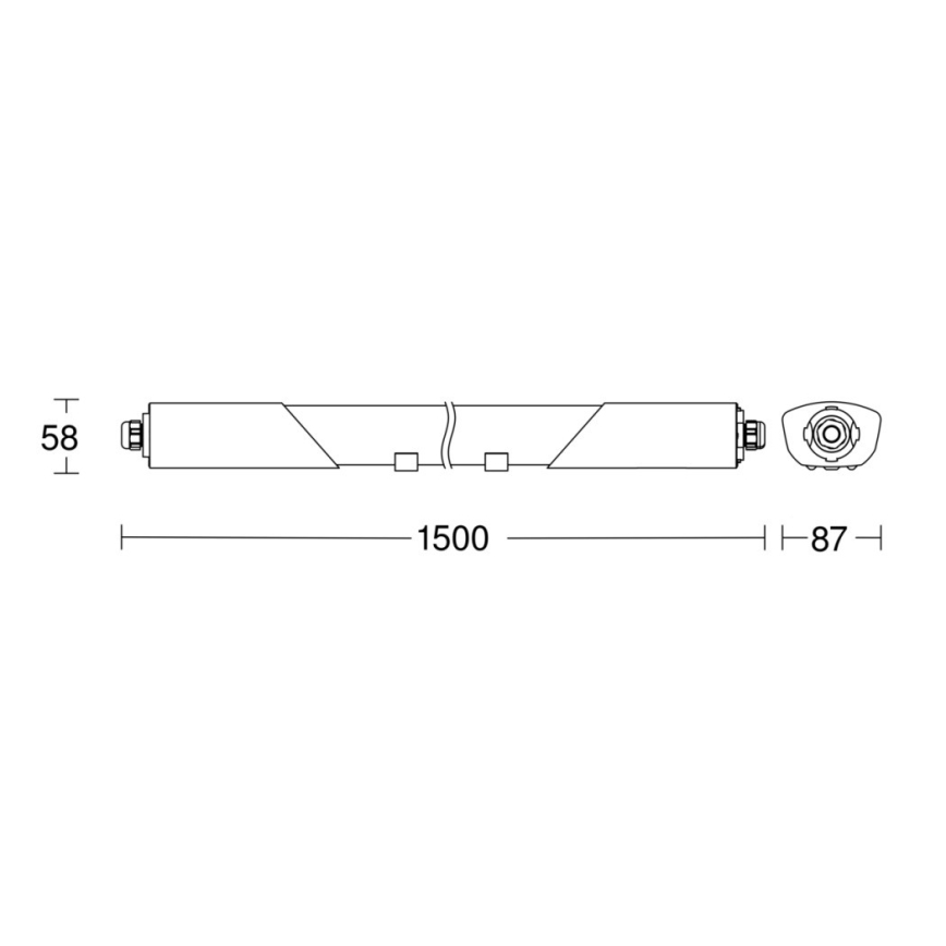 Steinel 058739 - Lampa tehnică LED cu senzor RS PRO 5150SC LED/42W/230V IP66 4000K