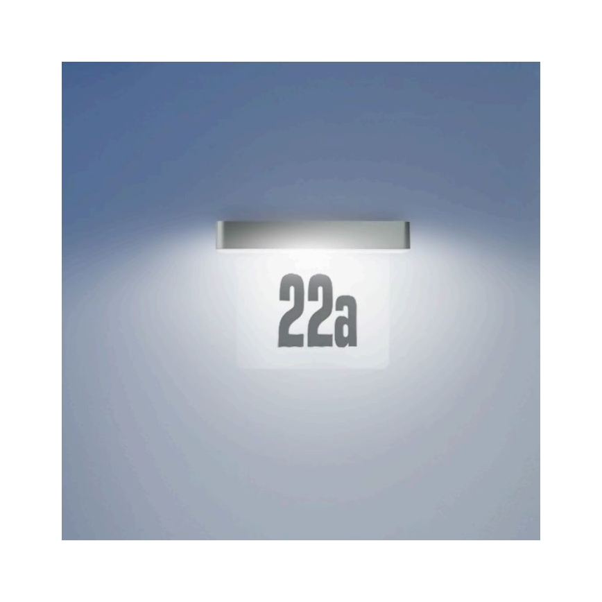 Steinel 065935 - Număr casă solar LED XSolar SOL-O HN LED/0,07W 2000 mAh IP44 antracit