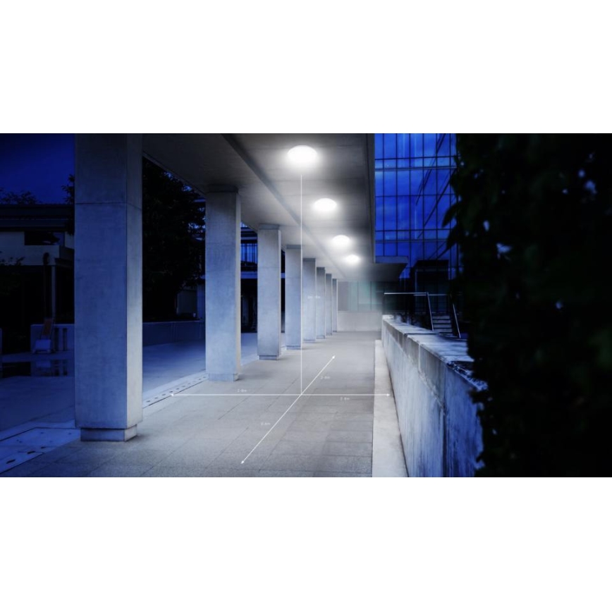 Steinel 068202 - Plafonier LED pentru baie cu senzor DL Vario Quattro PRO S LED/14W/230V 3000K IP54