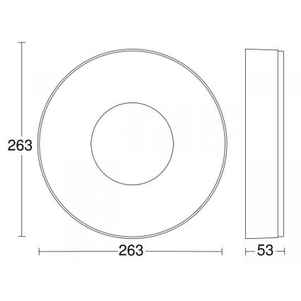Steinel 078782 - Plafonier LED cu senzor RS 200 SC LED/17,1W/230V 3000K IP54