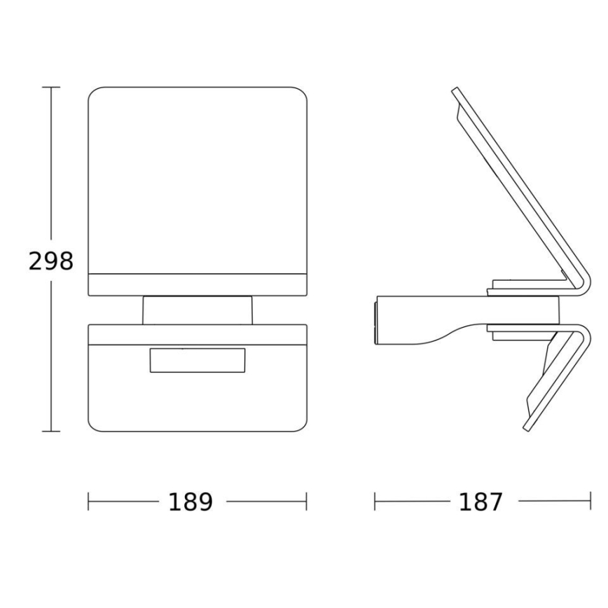 Steinel 081997 - Proiector solar cu LED și senzor XSolar LS ONE LED/1,2W/3,3V IP44 2500 mAh