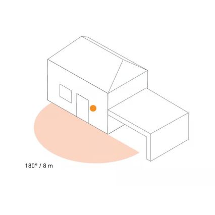 Steinel 087739 - Aplica de perete LED pentru exterior cu senzor 2xGU10/14,5W/230V L 940SC IP44