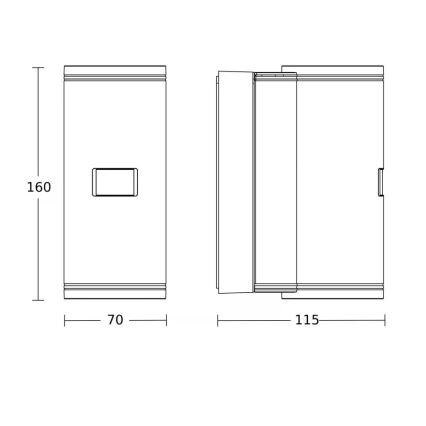Steinel 087739 - Aplica de perete LED pentru exterior cu senzor 2xGU10/14,5W/230V L 940SC IP44