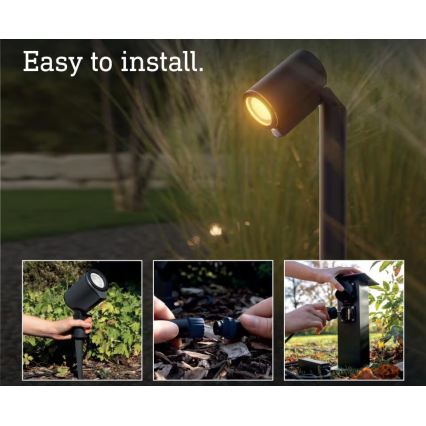 Steinel 089320 - Lampă LED RGBW de exterior cu senzor, 7,9 W, 24 V, IP65