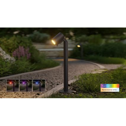 Steinel 089337 - Lampă LED RGBW pentru exterior, 7,9 W/24 V, IP65