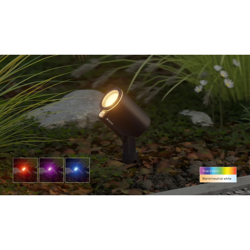 Steinel 089351 - Lampă LED RGBW de exterior, 7,9 W, 24 V, IP65