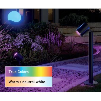 Steinel 093907 - Set de bază LED RGBW, 2x lampă de exterior LED, 7,8W/24V, IP65