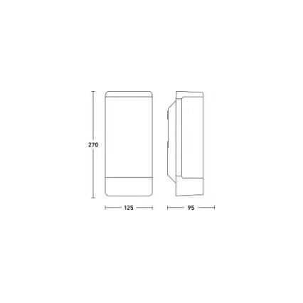 Steinel 094270 - Aplică de perete pentru exterior 1xE27/15W/230V L 14 IP44