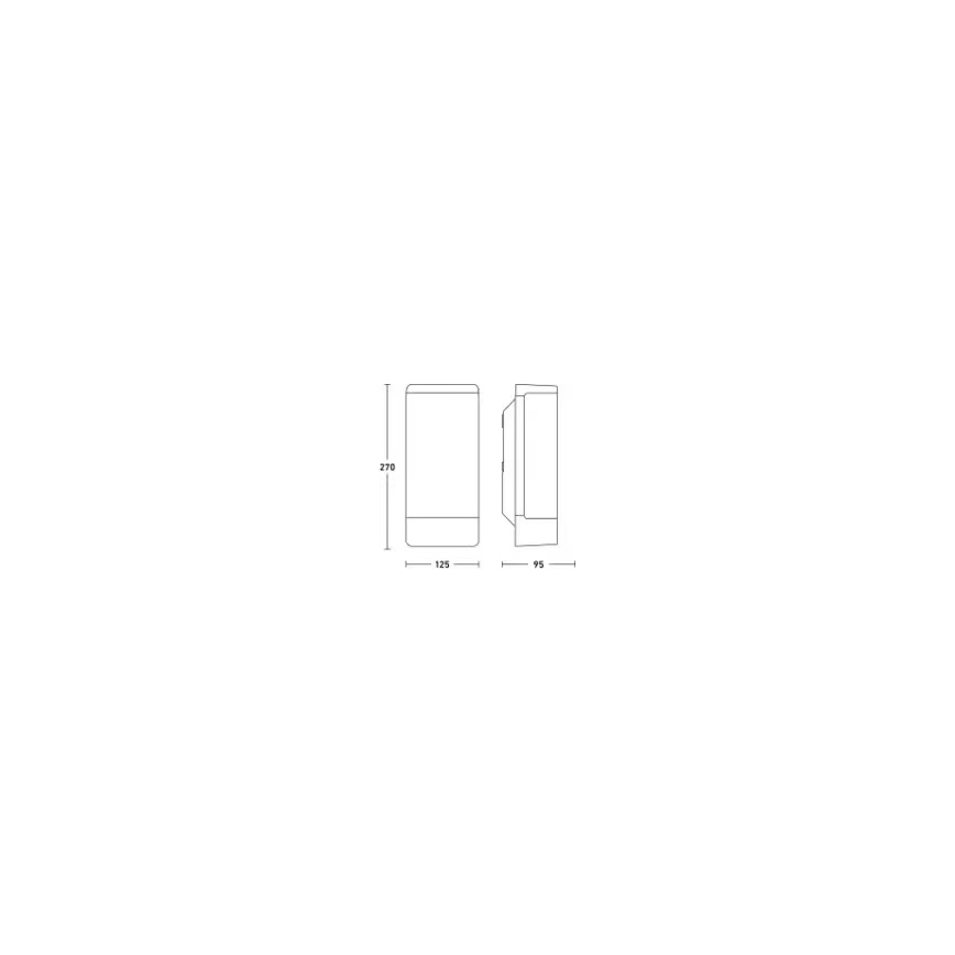 Steinel 094270 - Aplică de perete pentru exterior 1xE27/15W/230V L 14 IP44