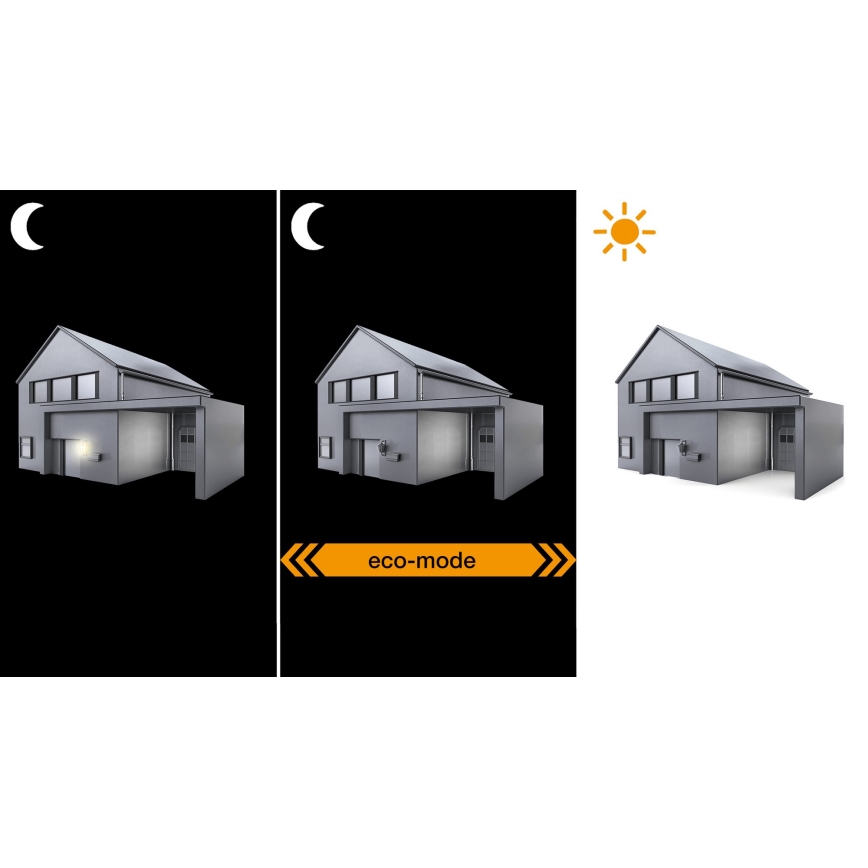 STEINEL 550516 - Senzor NightMatic 3000 Vario negru