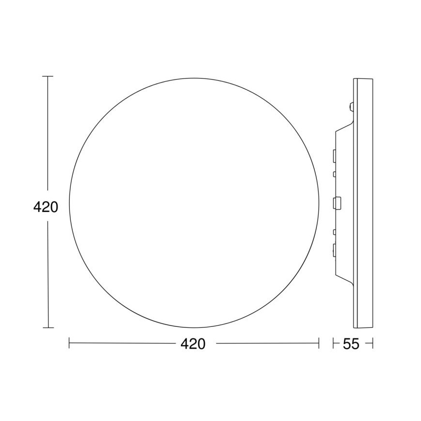 Steinel 067793 - Plafonier LED cu senzor, reglabil, RS PRO R30 plus SC 23,7W/230V 3000K IP40