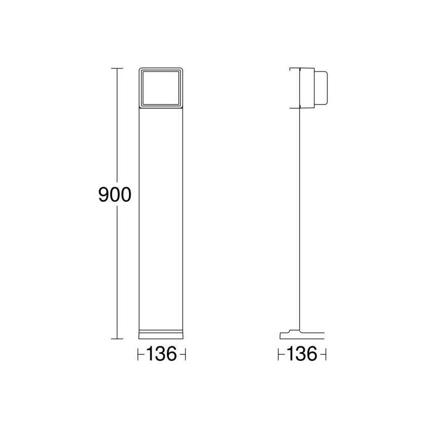 Steinel 078683 - Lampă LED exterioară reglabilă cu senzor GL 85 SC 900 LED/9W/230V IP44