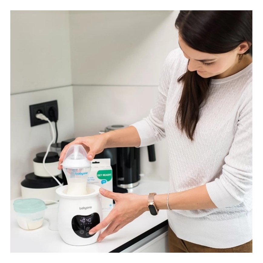 Sterilizator de biberoane și încălzitor de alimente pentru bebeluși BabyOno HONEY