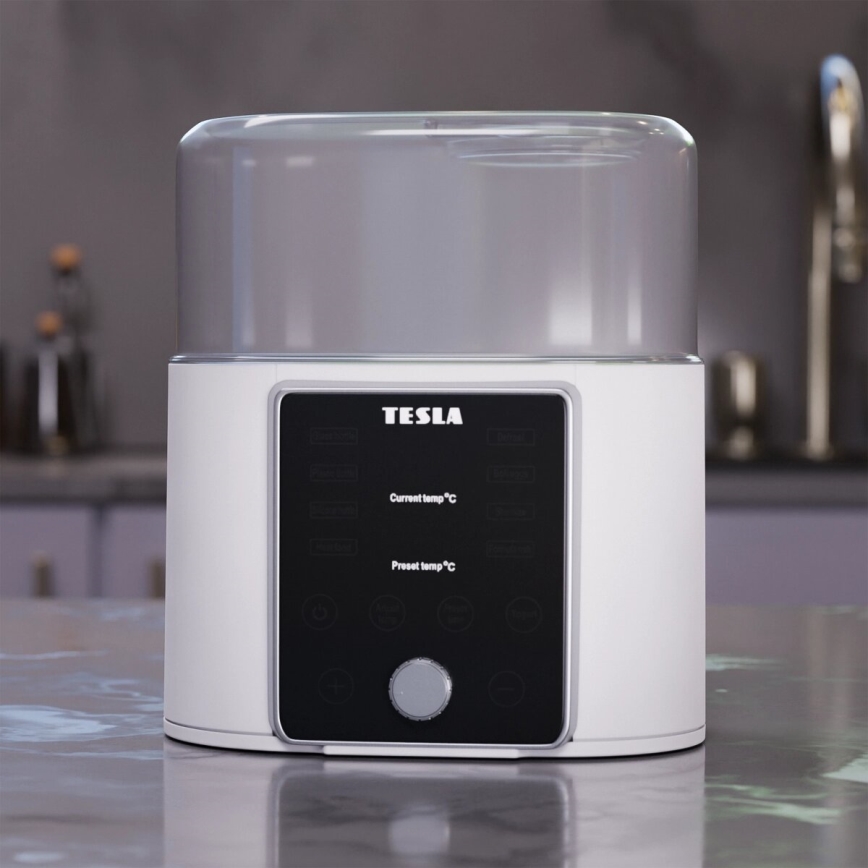 Sterilizator de biberoane și încălzitor de alimente pentru bebeluși TESLA Smart 200W/230V