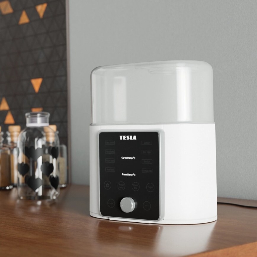 Sterilizator de biberoane și încălzitor de alimente pentru bebeluși TESLA Smart 200W/230V