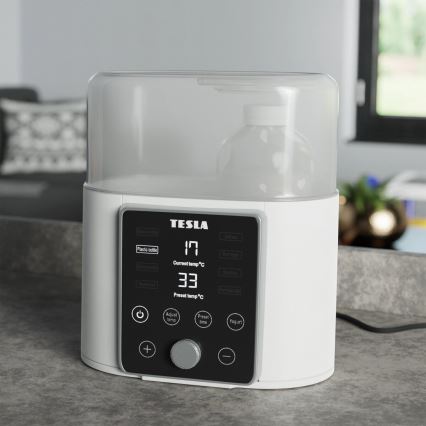 Sterilizator de biberoane și încălzitor de alimente pentru bebeluși TESLA Smart 200W/230V