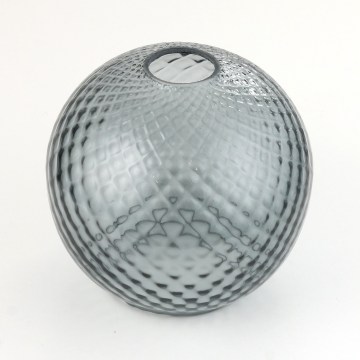 Sticlă de rezervă pentru candelabrul și corpul de iluminat de perete DEVON E27, diametru 18 cm, gri fumuriu