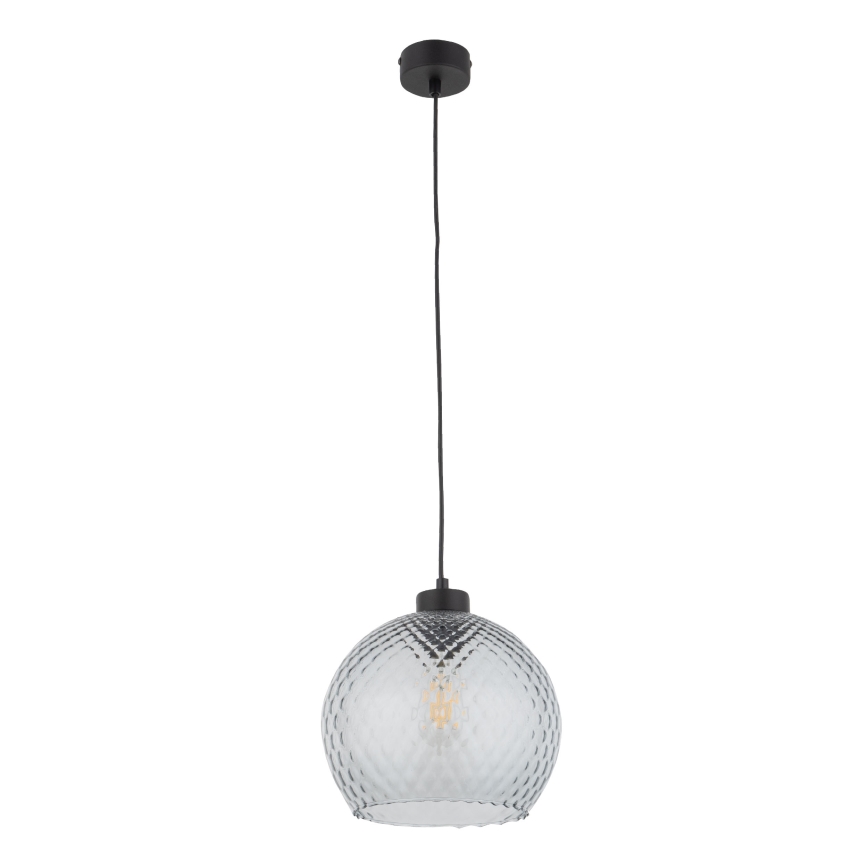 Sticlă de rezervă pentru candelabrul și corpul de iluminat de perete DEVON E27, diametru 18 cm, gri fumuriu