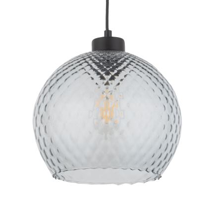 Sticlă de rezervă pentru candelabrul și corpul de iluminat de perete DEVON E27, diametru 18 cm, gri fumuriu