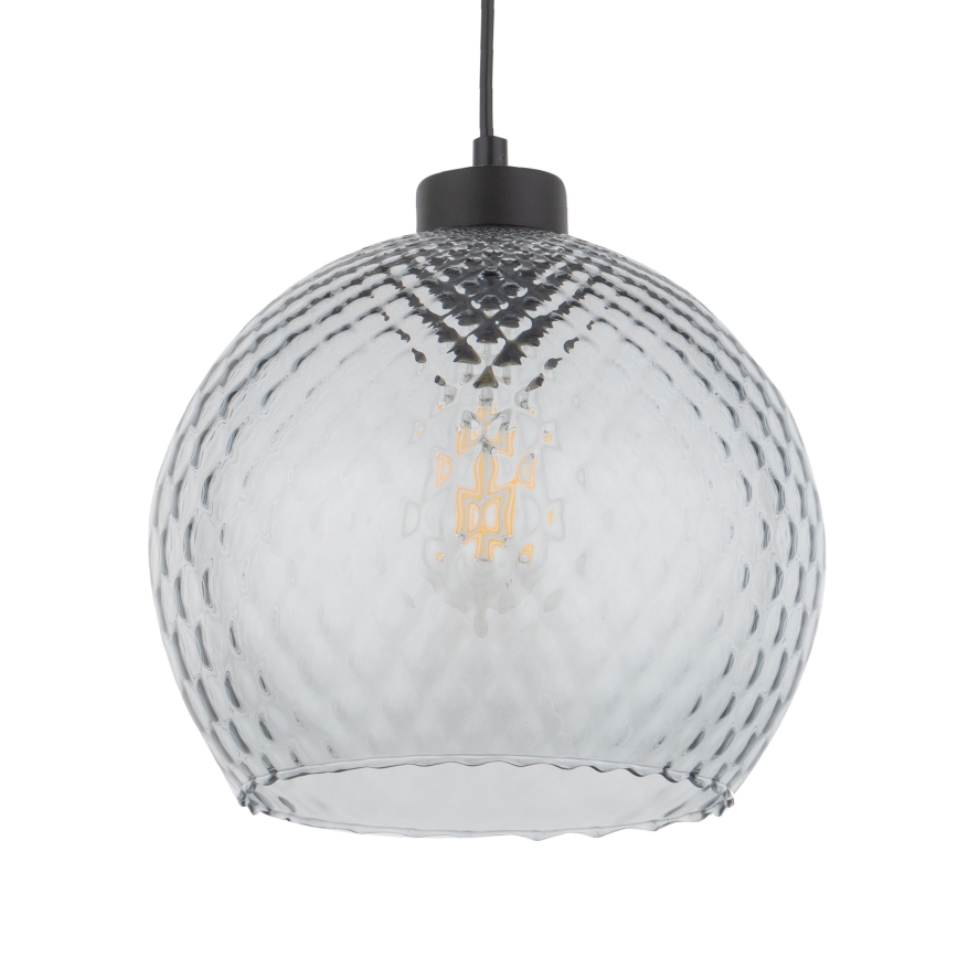 Sticlă de rezervă pentru candelabrul și corpul de iluminat de perete DEVON E27, diametru 18 cm, gri fumuriu