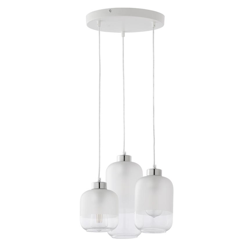 Sticlă de rezervă pentru lustra MARCO E27, Ø 14 cm, alb/transparent