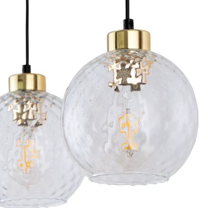 Sticlă de schimb pentru aplică de perete și candelabru DEVON Ø 18 cm, transparentă