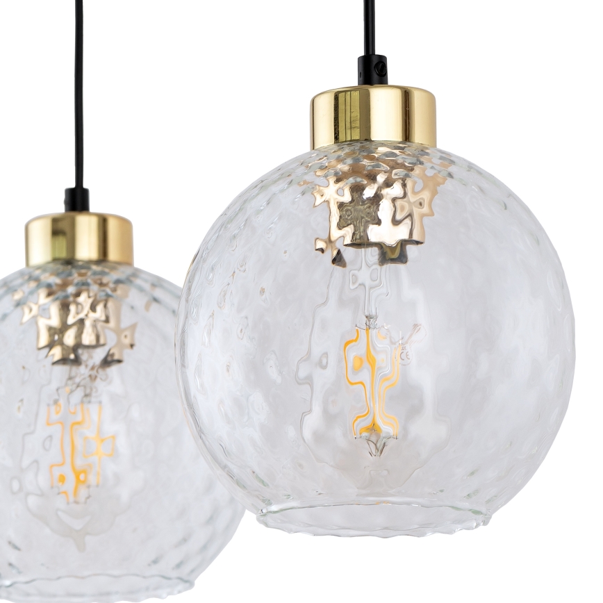 Sticlă de schimb pentru aplică de perete și candelabru DEVON Ø 18 cm, transparentă