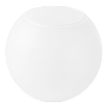 Sticlă de schimb pentru candelabru E27, diametru 15 cm, albă