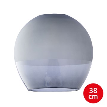 Sticlă de schimb pentru candelabru KULA E27, Ø 38 cm, gri fumuriu