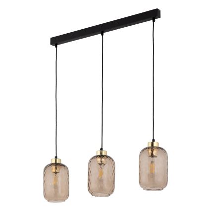 Sticlă de schimb pentru candelabru și aplică de perete PESCARA E27 Ø 14 cm, maro fumuriu