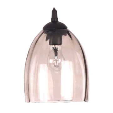 Sticlă de schimb pentru lustră cu soclu E27, Ø 17 cm, fumuriu bej