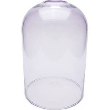 Sticlă de schimb pentru lustră E27, mov fumuriu