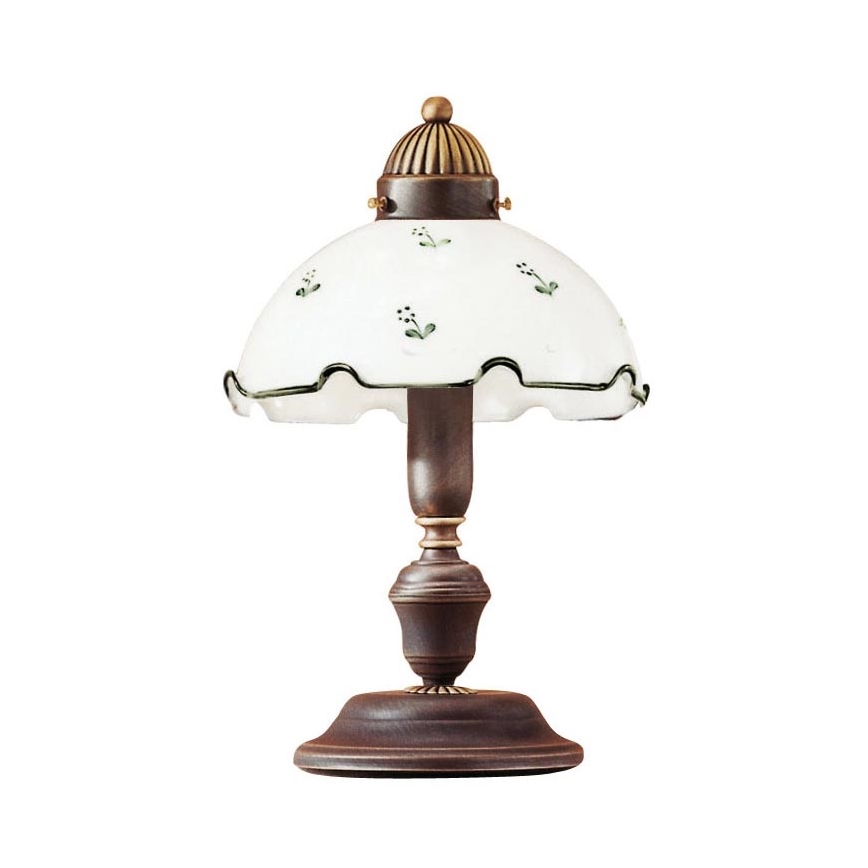 Sticlă de schimb universală NONNA E27, Ø 20 cm, alb/verde