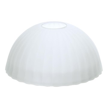 Sticlă de schimb universală ROCCA pentru dulie E27, diametru 17 cm, albă