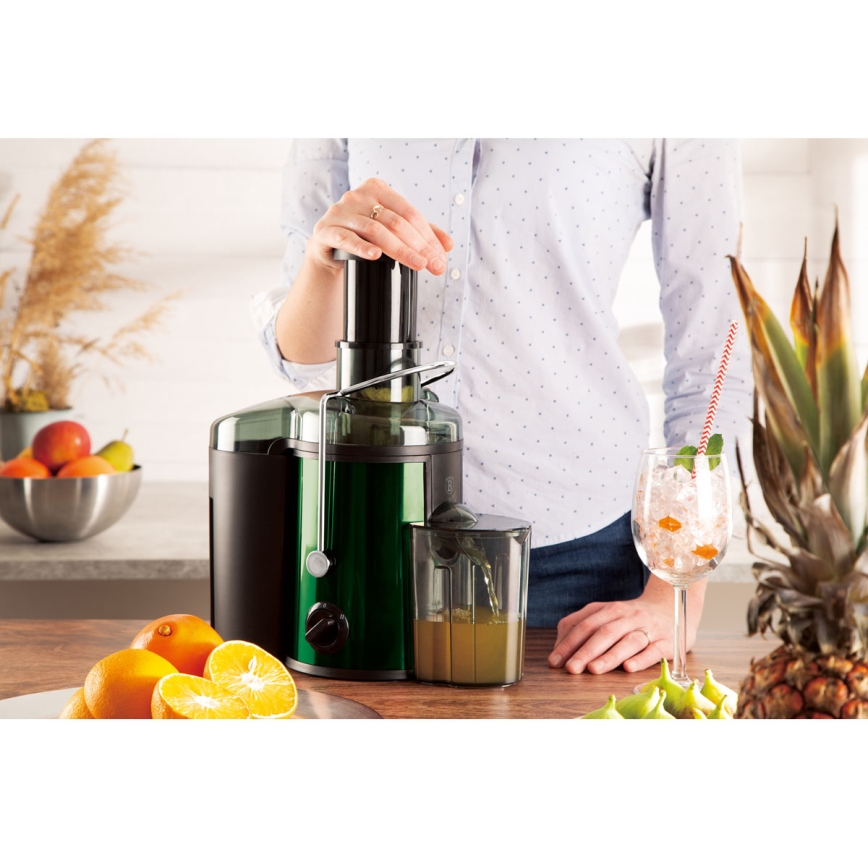 Storcător de fructe și legume 1,5 l  400W/230V verde/negru BerlingerHaus