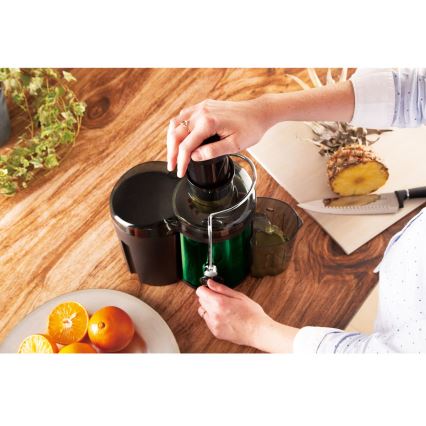 Storcător de fructe și legume 1,5 l  400W/230V verde/negru BerlingerHaus