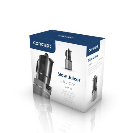 Storcător melcat pentru fructe și legume Concept LO7120 JUICY 250W/230V gri