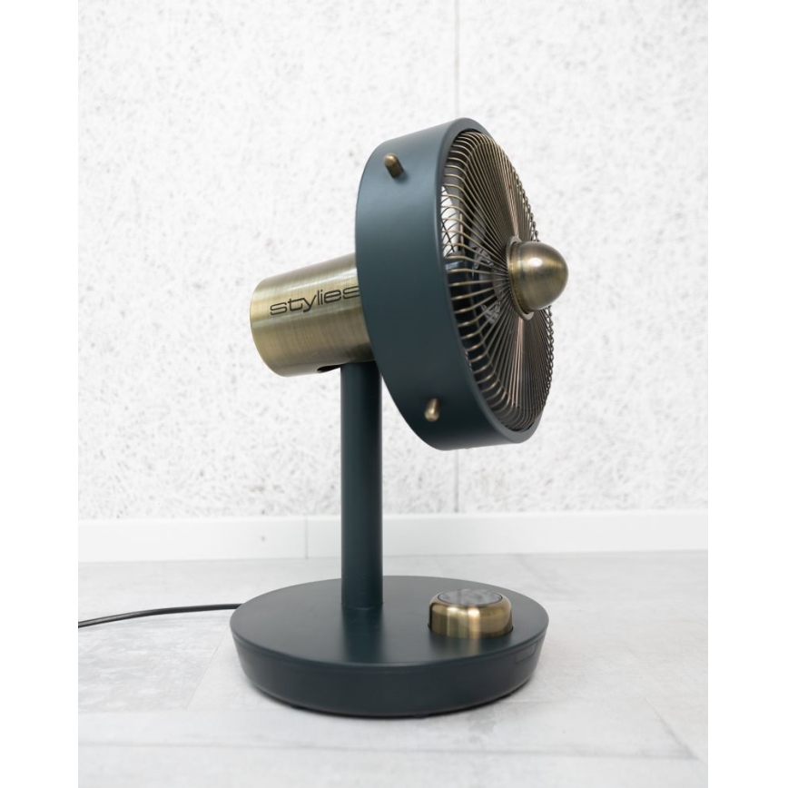 Stylies - Ventilator de masă CEPHEUS 24W/230V negru
