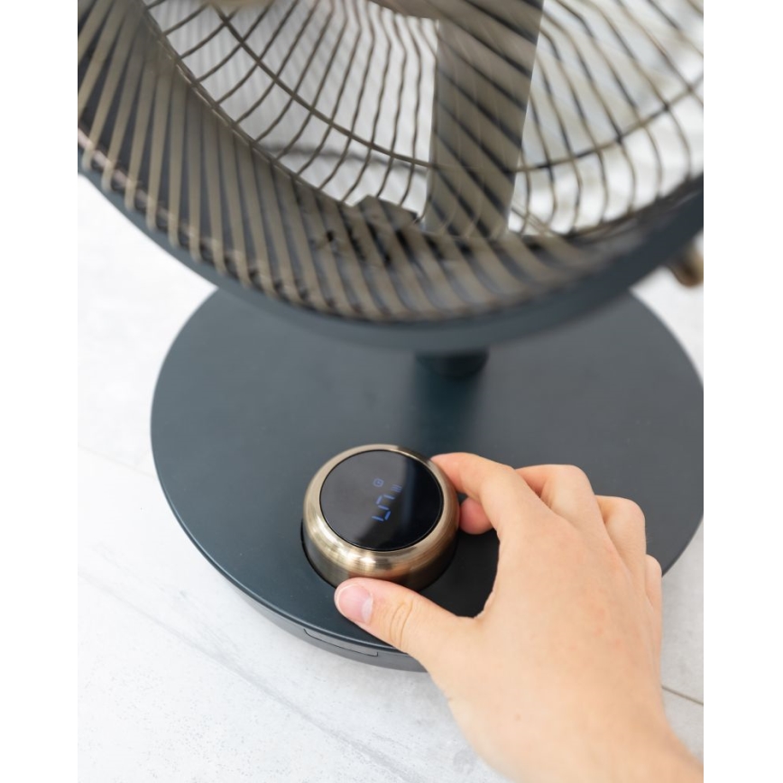 Stylies - Ventilator de masă CEPHEUS 24W/230V negru
