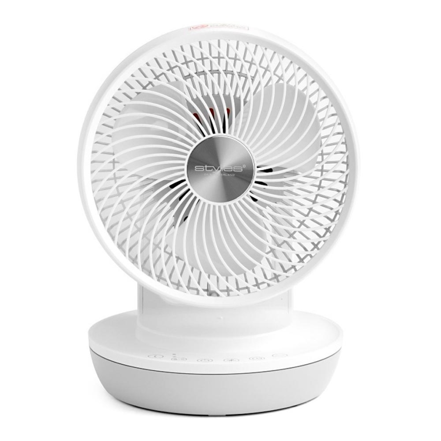Stylies - Ventilator de masă TARA, 45W/230V, alb