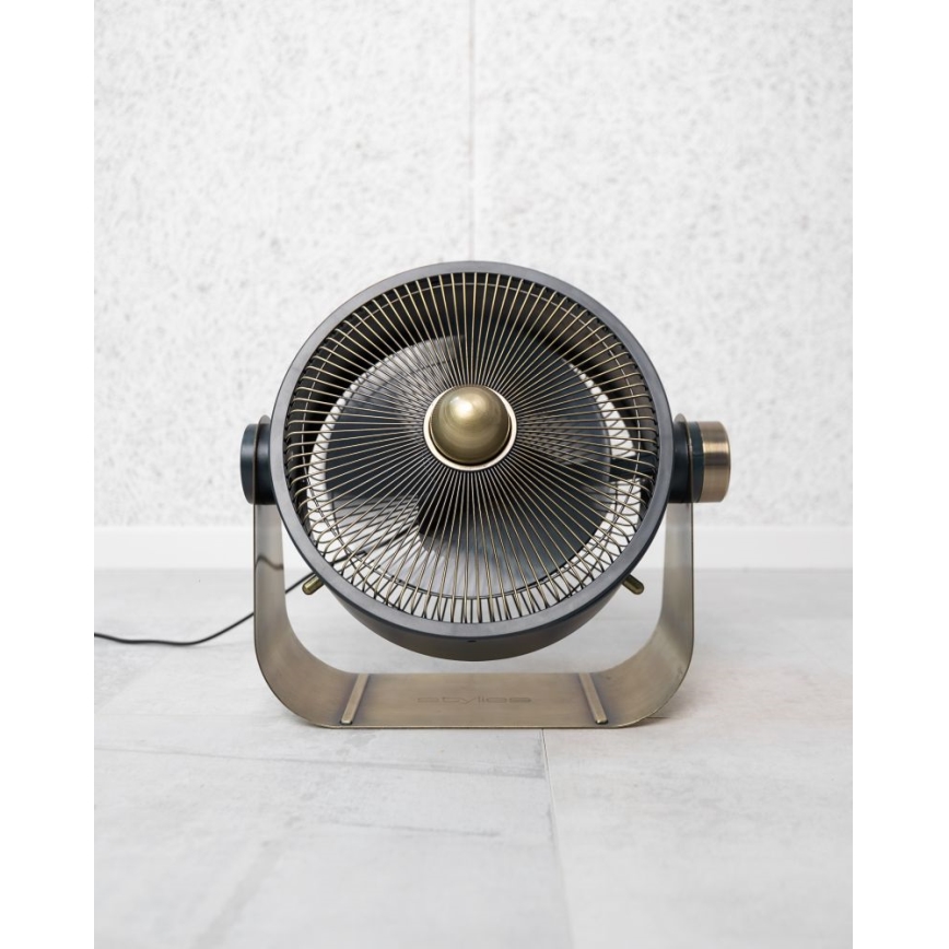 Stylies - Ventilator de podea CASTOR 40W/230V, negru