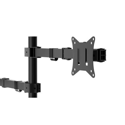 Suport ajustabil pentru monitor și laptop LEVANO negru