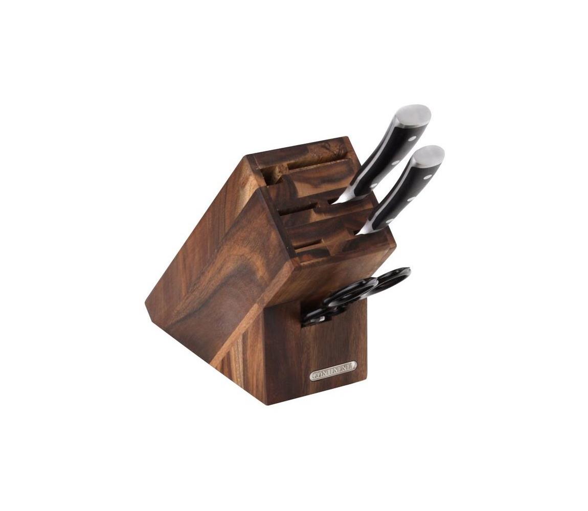Suport de cuțite 20x22 cm acacia Continenta C4870