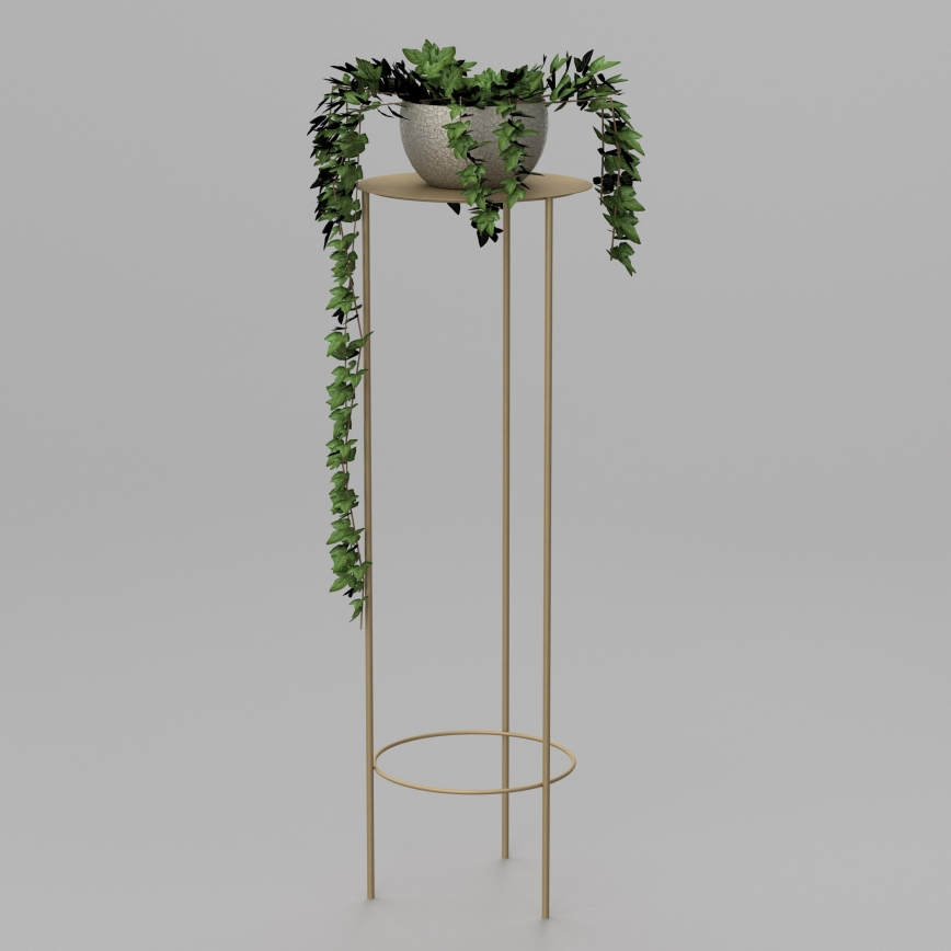 Suport de flori 100x32 cm auriu