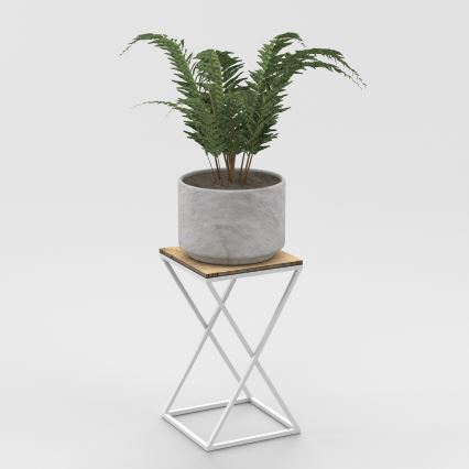 Suport de flori 40x24 cm alb