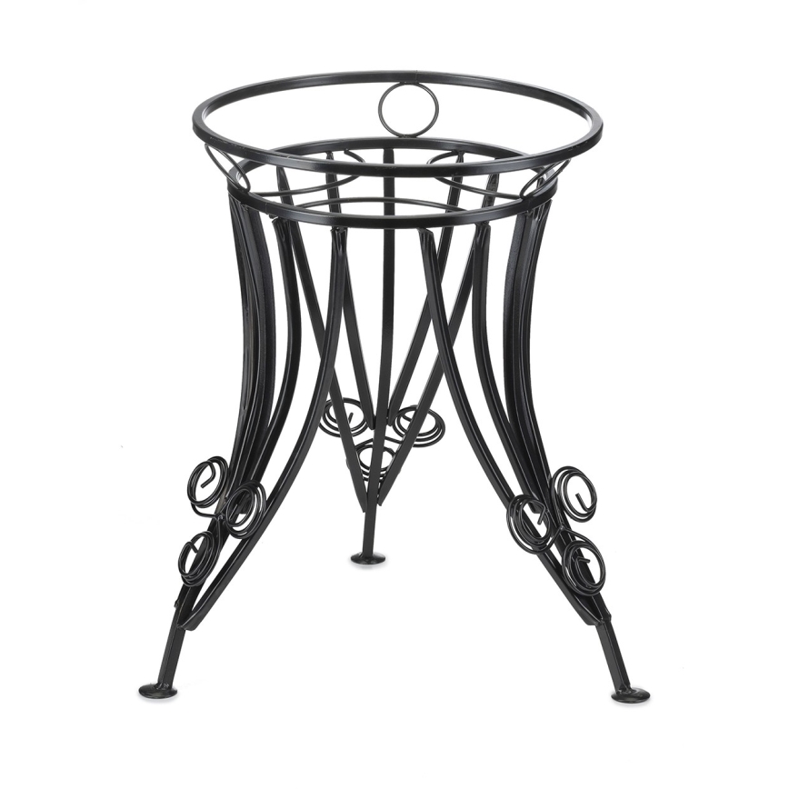 Suport de flori 47x43 cm negru