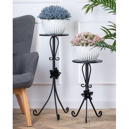 Suport de flori 55x33 cm negru
