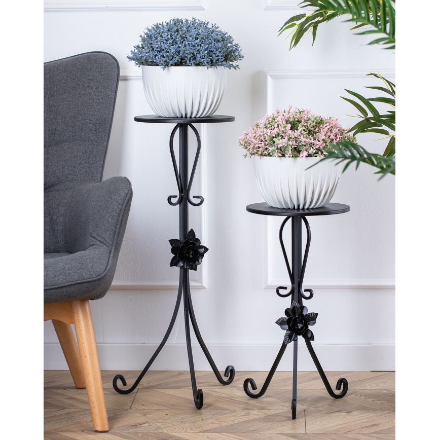 Suport de flori 55x33 cm negru